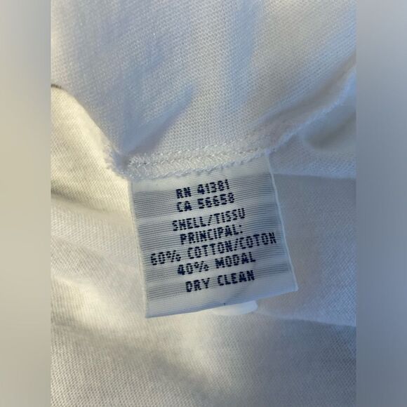 Ralph Lauren Blue Label White Ruffle Top Long Sleeves L - Picture 5 of 5